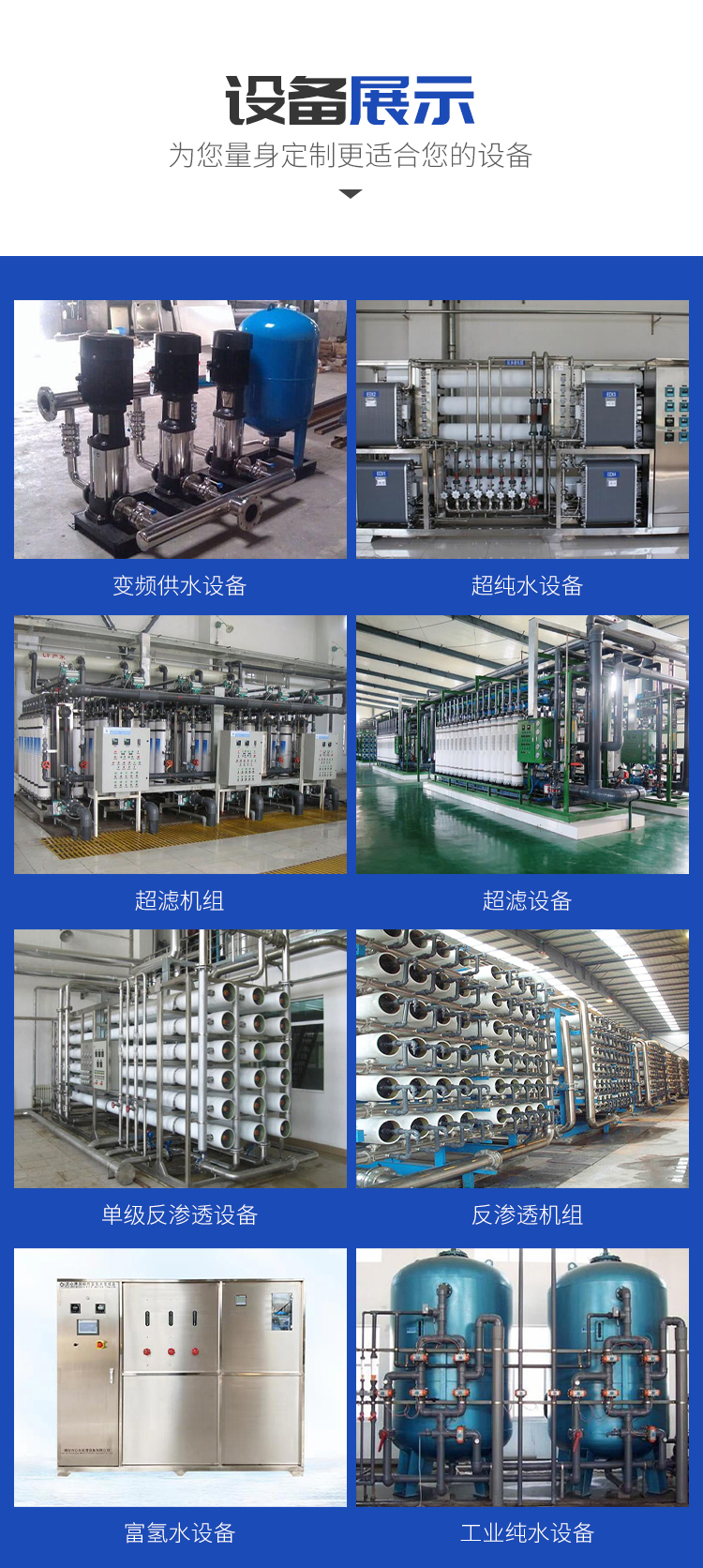 反滲透設備展示